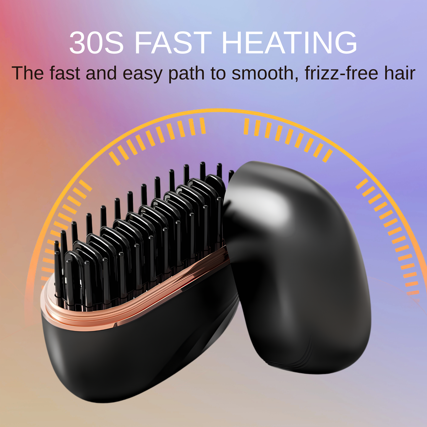 Portable Hair Straightener Brush