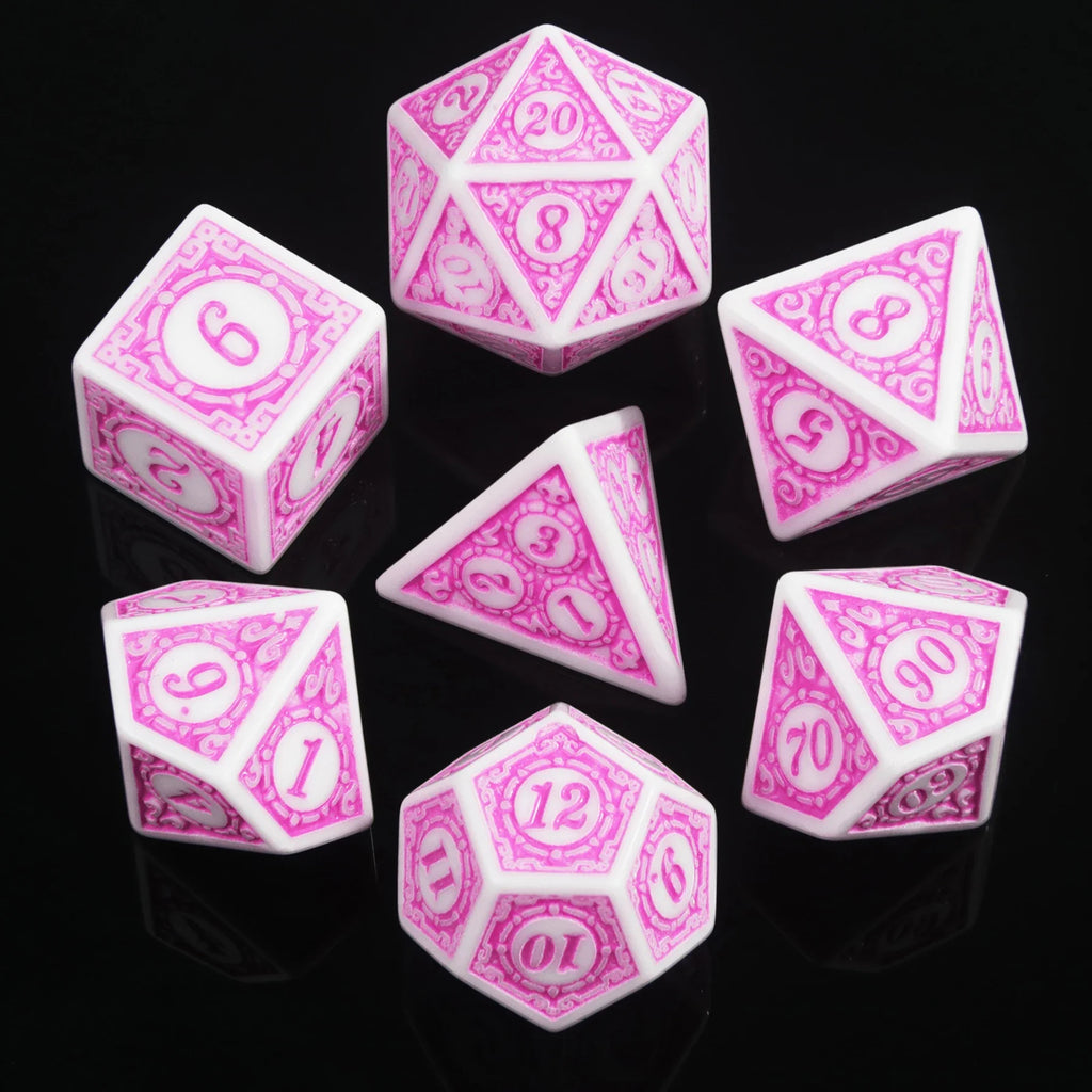DND Game Dice 16Mm-20Mm Dices Set for Board Games /Teaching Math Party Accessories Multi Sided Dices Set