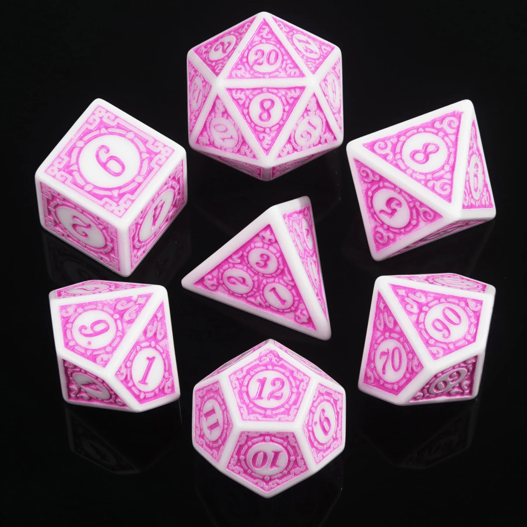 DND Game Dice 16Mm-20Mm Dices Set for Board Games /Teaching Math Party Accessories Multi Sided Dices Set