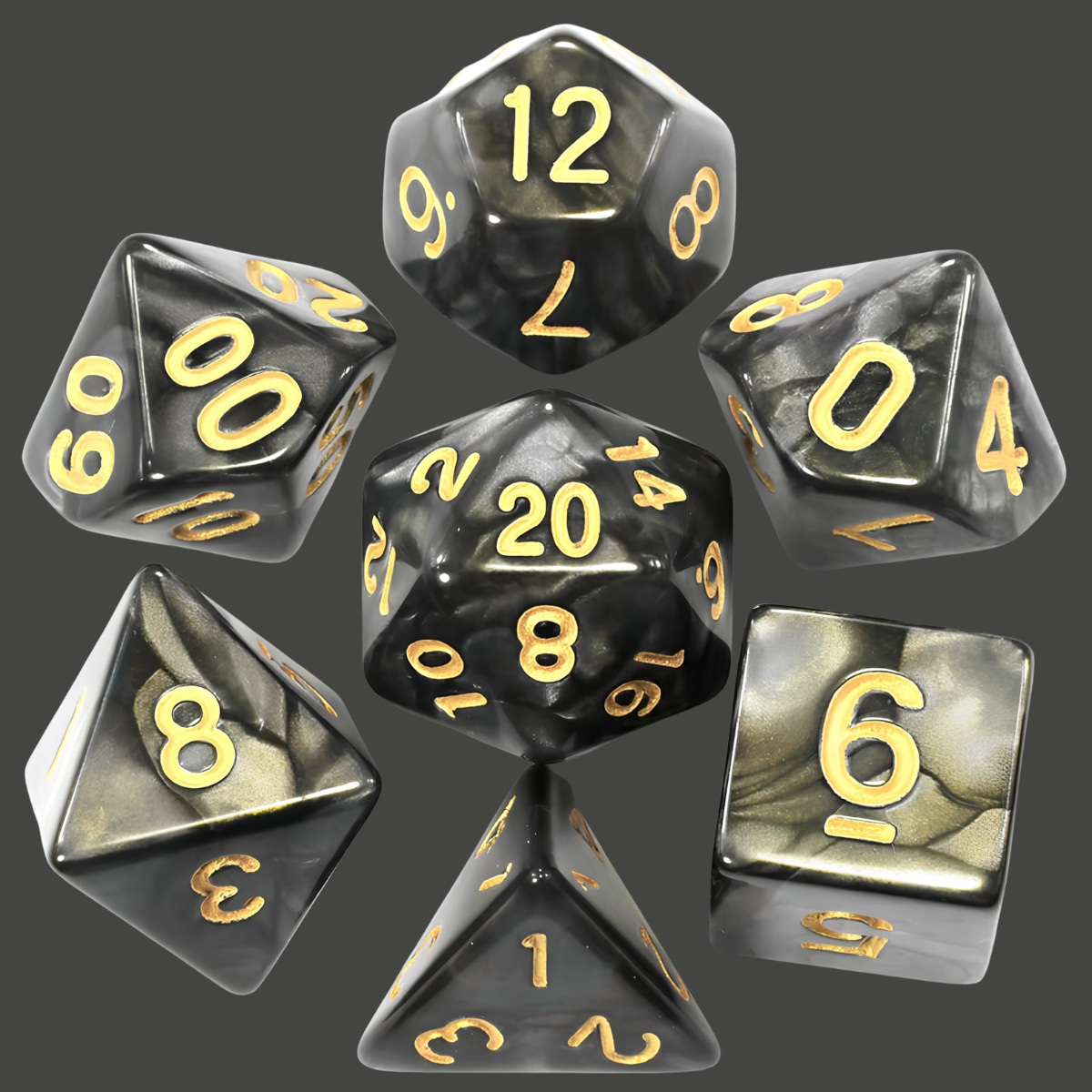 Set de Dados Sueño del Hechicero - 7 piezas